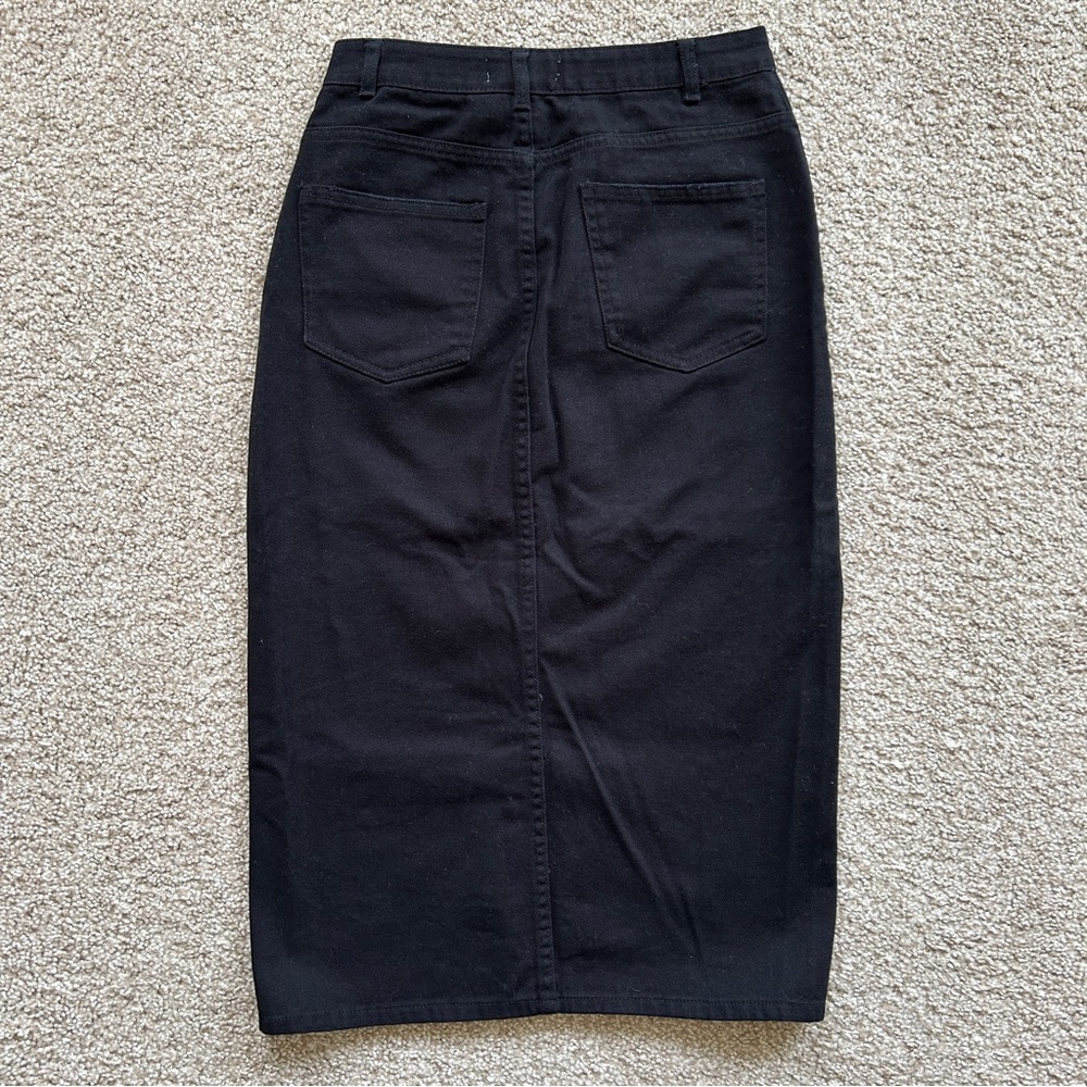Love Tree Denim | Denim Midi Skirt - Picture 3 of 3